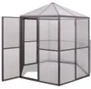 vidaXL Skleník hliníkový 240 × 211 × 232 cm Náhľad obrázku produktu 7