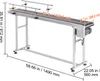 A conveyor belt system with dimensions indicated by text overlays. Podgląd zdjęcia produktu