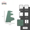 DAPRONA 20x Bitumen Dachschindeln Hexagonal Grün 1 m x 32 Produktbild-Vorschau 2