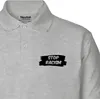 Huuraa Herren Polo Shirt Stop Racism M Sport Grey Bio Produktbild-Vorschau 2