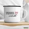 Huuraa Emaille Tasse Spiekeroog verliebt 300ml Vintage Produktbild-Vorschau 3