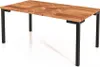 A wooden table with a herringbone pattern on a white background. Produktbild-Vorschau