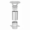 Schornsteinkopfverlängerung Ø 120 mm Edelstahl 330 mm – Produktbild-Vorschau 1