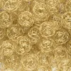DRAHT-BÄLLE 30mm, 3cm/10 Stück WEISSGOLD Produktbild-Vorschau 1