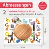 stabiles Vinyl Tischset - Tier ABC Kinder Platzset Produktbild-Vorschau 8