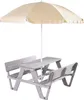roba Kindersitzgruppe Picknick for 4 Massivholz grau mit Produktbild-Vorschau 1