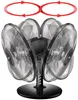 Der Unold TISCHVENTILATOR SILVERLINE 30 cm ist ein elektrischer Ventilator mit vier überlappe Anteprima dell’immagine prodotto