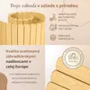 Floranica drevený okraj záhona 10 x 200 cm prírodný obruba Náhľad obrázku produktu 2