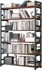 Industrielles Rustikales Stehendes Bücherregal 6 Regale Produktbild-Vorschau 1
