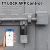 Robustný visiaci zámok na odtlačok prsta s aplikáciou APP, Náhľad obrázku produktu 4