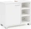 Waschbeckenunterschrank WL5.341 60x55x32cm Weiss Badschrank Produktbild-Vorschau 1