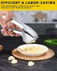 Knoblauchpresse, Knoblauchschneider mit Knoblauchschäler Produktbild-Vorschau 7