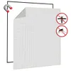 Magnetická okenná sieťka proti hmyzu biela 130x150 cm Náhľad obrázku produktu 4