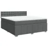 vidaXL Boxspring posteľ s matracom Tmavo šedá 180x200 cm Náhľad obrázku produktu 3