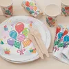 20 Servietten Fete – Buntes Fest 33x33cm Produktbild-Vorschau 3