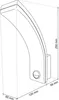 LED Aussenleuchte mit Bewegungsmelder 20W Wandleuchte Produktbild-Vorschau 4