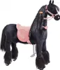 Mechanisches Pferd auf Rollen Ponnie Ebony M mit rosa Produktbild-Vorschau 12