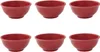 6er Set Müslischalen TIFFANY BURGUNDY rot rund D. 16cm aus Produktbild-Vorschau 1