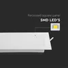 LED Solution Bílý vestavný LED panel hranatý 120 x 120mm 6W Náhled obrázku produktu 9