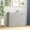 vidaXL Credenza grigio cemento 88x30x70 cm materiale a base Anteprima dell’immagine prodotto 18