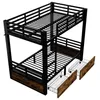 Letto a castello Flieks 90x200 cm con 2 cassetti, letto a Anteprima dell’immagine prodotto 5