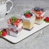 50 Pcs Kunststoff Dessertbecher, 150Ml Desserttassen Eckig Produktbild-Vorschau 7