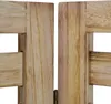 Paravent Séparateur de Pièce 3 Parties Cloison en Bois Voir les images du produit 6