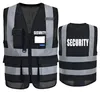 Gilet di sicurezza giallo, arancione, nero. Cartella. Anteprima dell’immagine prodotto 1