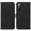 Hülle für Sony Xperia 10 V Prägung Flip Leder Kartenfächer Produktbild-Vorschau 2