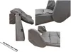 HOMCOM Relaxsessel mit Liegefunktion Massagesessel mit Produktbild-Vorschau 1