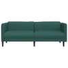 vidaXL Sofa 3-Sitzer Dunkelgrün Stoff Produktbild-Vorschau 4