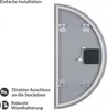 Planetmöbel LED Spiegel NIVORA halbrund 50×100 cm, dimmbar Produktbild-Vorschau 6