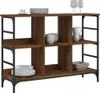 vidaXL Příborník hnědý dubový vzhled 102x32x73,5 cm Náhled obrázku produktu 3