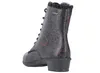 Rieker Damen Stiefelette Schnürboot Blumenmuster Leder Produktbild-Vorschau 4