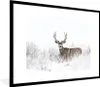 MuchoWow® Gerahmtes Poster Hirsche - Winter - Schnee - Produktbild-Vorschau 1