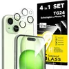 2X Schutzglas (Display + Kamera) für iPhone 15 Panzerfolie Produktbild-Vorschau 1