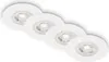 BRILONER KULANA LED Einbaustrahler Bad, 4er Set, IP44 Produktbild-Vorschau 1