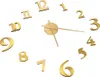 vidaXL Reloj de pared 3D, diseño moderno, color dorado, 100 Vista previa de la imagen del producto 3