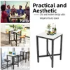 Collage of images showing a bar table in different settings: a party, a home, and an office. Náhľad obrázku produktu