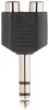 Goobay Cinch Adapter, stereo Buchse zu AUX Klinke 6,35 mm Produktbild-Vorschau 3
