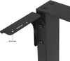 Wiltec Tischbeine aus lackiertem Stahl 2er Set 64x40cm Produktbild-Vorschau 5