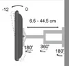 Techly Klammer - für Flachbildschirm - weiß - Náhled obrázku produktu 2