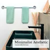 Intirilife Gebürstet Edelstahl Handtuchhalter Länge 100cm Produktbild-Vorschau 8