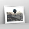 Gerahmtes Poster - Weißer Rahmen - Wolke Ballon Himmel - Produktbild-Vorschau 8