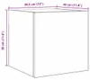 vidaXL Mensola TV da parete in rovere nero 30,5 x 30 x 30 Anteprima dell’immagine prodotto 8