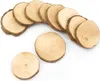 Oblique Unique 10 Holz Scheiben Untersetzer mit Rinde Produktbild-Vorschau 1
