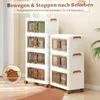 COSTWAY 57 L Boîtes de rangement pliables avec couvercles, Voir les images du produit 8