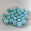 Bubble Perlen rund aus Acryl, 10 mm, 30 Stück, Türkis Produktbild-Vorschau 1