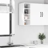 vidaXL Hängeschrank Riga Weiß 20x29,5x60 cm Holzwerkstoff Produktbild-Vorschau 3