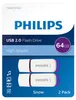 Philips USB-Stick 64 GB USB 2.0 Snow Edition Magic Purple 2 Produktbild-Vorschau 1